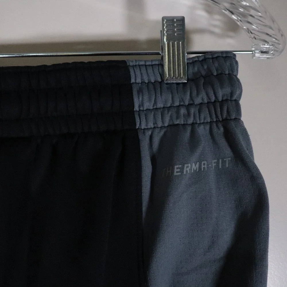 Nike Pants Mens Small Therma-Fit Activewear Sweat Fleece Training Athletic Black